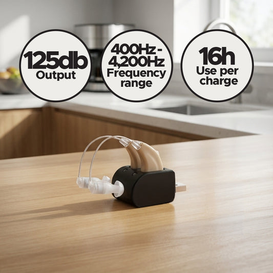 2x USB Rechargable Hearing Aids