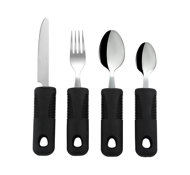 Easy Grip Cutlery Set (4 Piece)