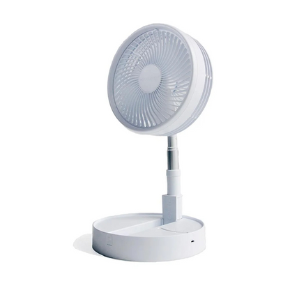 Rechargeable foldaway fan