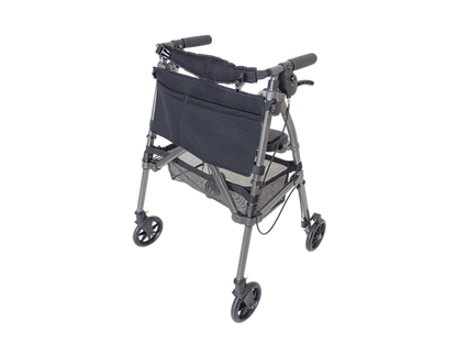Ez Fold N Go Rollator - Black Walnut
