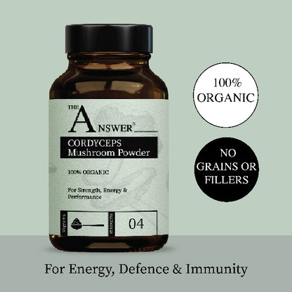 Cordyceps 100% Organic Mushroom Powder