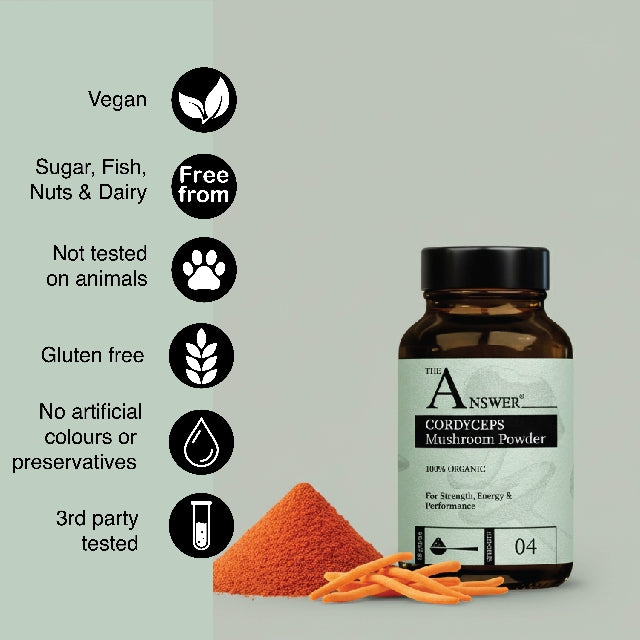 Cordyceps 100% Organic Mushroom Powder