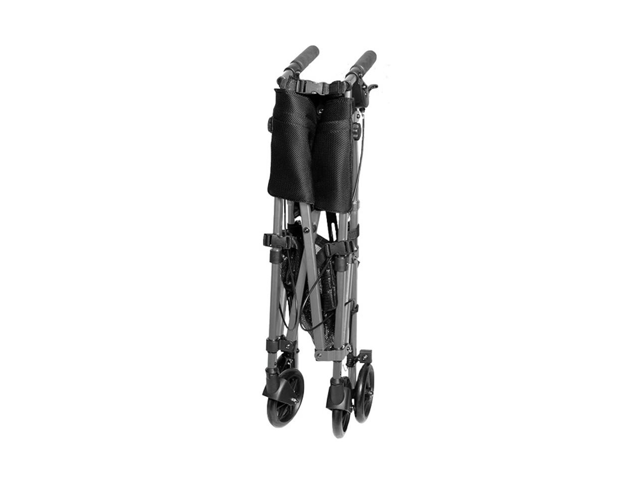 Ez Fold N Go Rollator - Black Walnut