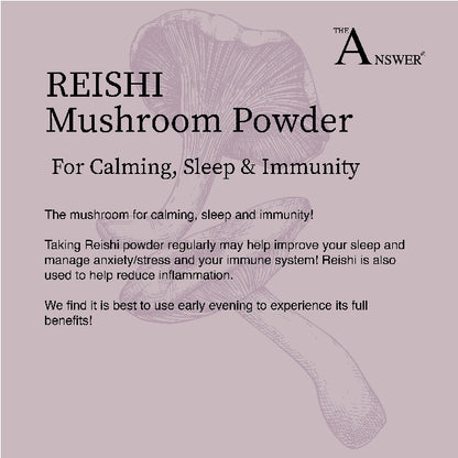 Reishi 100% Organic Mushroom Powder