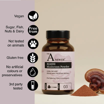 Reishi 100% Organic Mushroom Powder