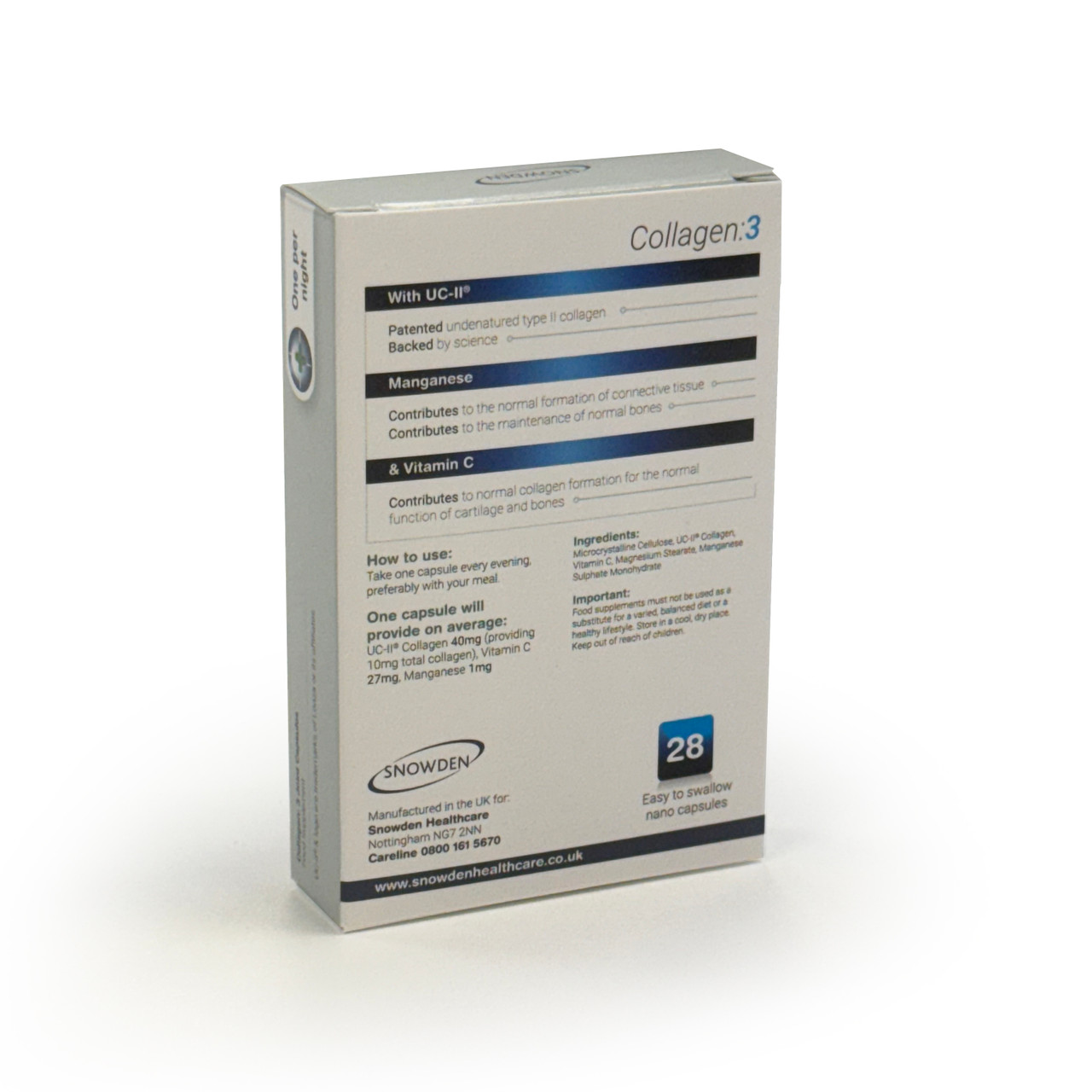 Collagen 3 joint capsules – with UC-II®