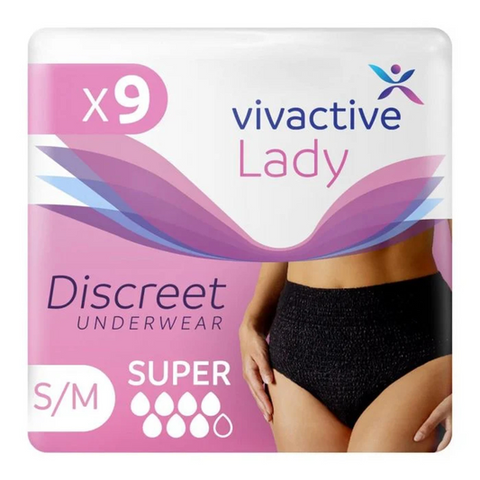 Vivactive Discreet Female Black Pants (Female S/M)