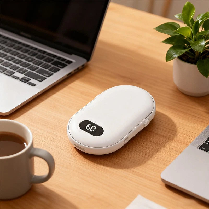 White Rechargeable hand warmer!